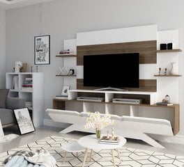Секция Kalune Design Delpi, коричневая/белая цена и информация | Секции | 220.lv