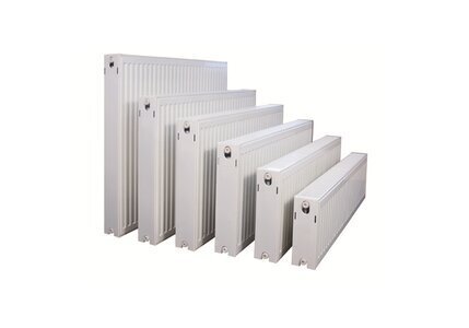 Radiators GR F 11 500 800 sānu pieslēgums., ar stiprinājumiem цена и информация | Apkures radiatori | 220.lv