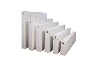 Radiators GR F 11 400 1000 sānu pieslēgums., ar stiprinājumiem цена и информация | Радиаторы отопления | 220.lv