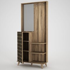 Комплект мебели для прихожей Kalune Design Tress, коричневый цена и информация | Комплекты в прихожую | 220.lv