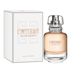 Туалетная вода Givenchy L'Interdit EDT для женщин 50 мл цена и информация | Женские духи Lovely Me, 50 мл | 220.lv