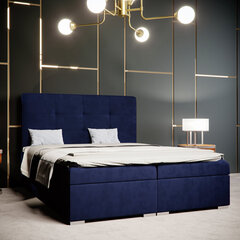 Кровать Selsey Bongiorno 140x200 см, синяя цена и информация | Кровати | 220.lv