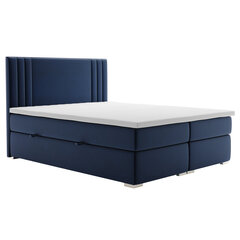 Кровать Selsey Monder 180x200 см, синяя цена и информация | Кровати | 220.lv