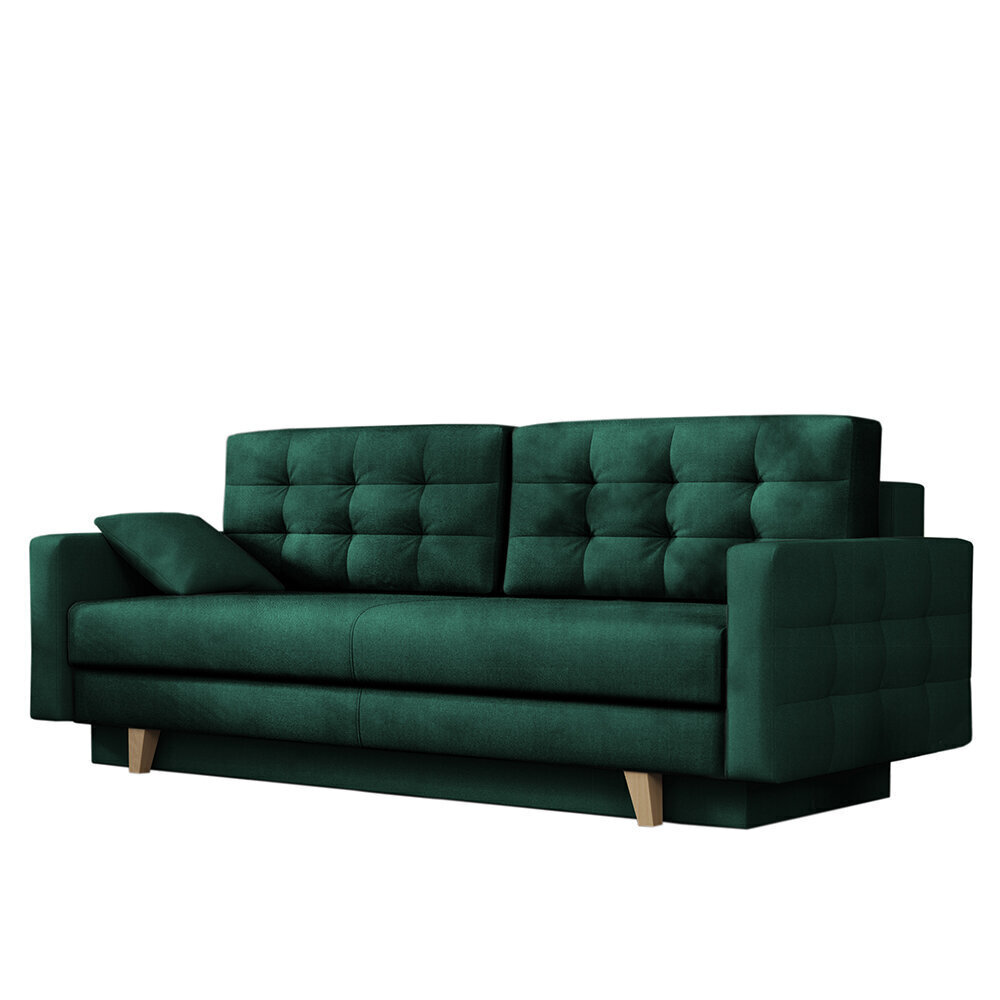 Dīvāns Selsey Verat, zaļš cena un informācija | Dīvāni | 220.lv