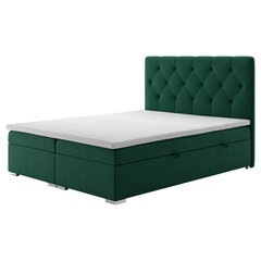 Кровать Selsey Lubekka 140x200 см, зеленая цена и информация | Кровати | 220.lv