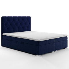 Кровать Selsey Lubekka 180x200 см, синяя цена и информация | Кровати | 220.lv
