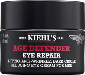 Atjaunojošs acu krēms vīriešiem Kiehl's Age Defender 14 ml cena un informācija | Acu krēmi, serumi | 220.lv