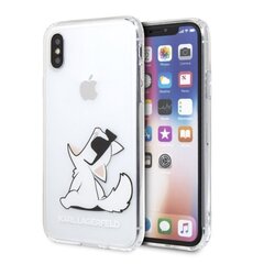 Karl Lagerfeld telefona vāciņš paredzēts iPhone X / Xs, caurspīdīgs cena un informācija | Telefonu vāciņi, maciņi | 220.lv