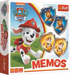 Карточки для тренировки памяти Trefl Щенячий патруль (Paw Patrol) цена и информация | Настольные игры, головоломки | 220.lv