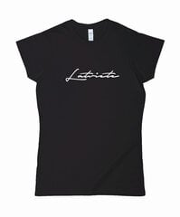 Женская футболка с надписью «Latviete» цена и информация | Женские футболки | 220.lv