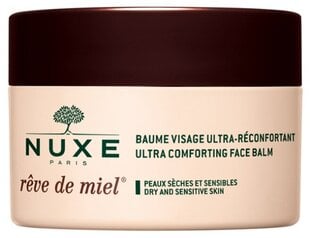 Увлажняющий бальзам для лица Nuxe Reve de Miel Ultra Comforting 50 мл цена и информация | Наносите на чистую кожу лица. Подержите около 10-15 минут и смойте водой. | 220.lv
