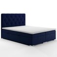 Кровать Selsey Lubekka 140x200 см, синяя