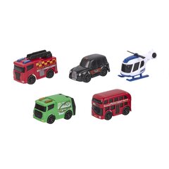 Automodeļu komplekts HTI Teamsterz City Mini Moverz, 5 gab. cena un informācija | Rotaļlietas zēniem | 220.lv