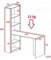 Rakstāmgalds ADRK Furniture Paul I, brūns цена и информация | Datorgaldi, rakstāmgaldi, biroja galdi | 220.lv