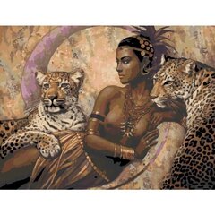 Gleznošanas komplekts pēc numuriem - Cleopatra, 40x50 cena un informācija | Gleznas pēc numuriem | 220.lv