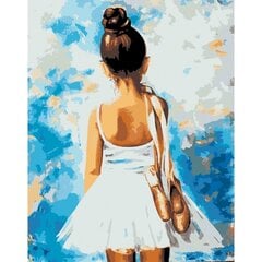 Gleznošanas komplekts pēc numuriem - Jaunā balerīna, 40x50 cena un informācija | Gleznas pēc numuriem | 220.lv