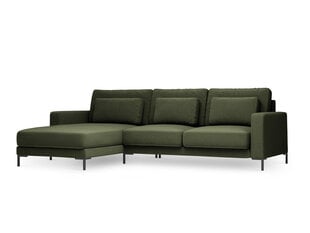 Stūra dīvāns Interieurs86 Seine, tumši zaļš cena un informācija | Stūra dīvāni | 220.lv