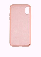 Komplekts - silikona vāciņš paredzēts iPhone X/XS rozā (flamingo) un Privacy aizsargstikls. cena un informācija | Telefonu vāciņi, maciņi | 220.lv
