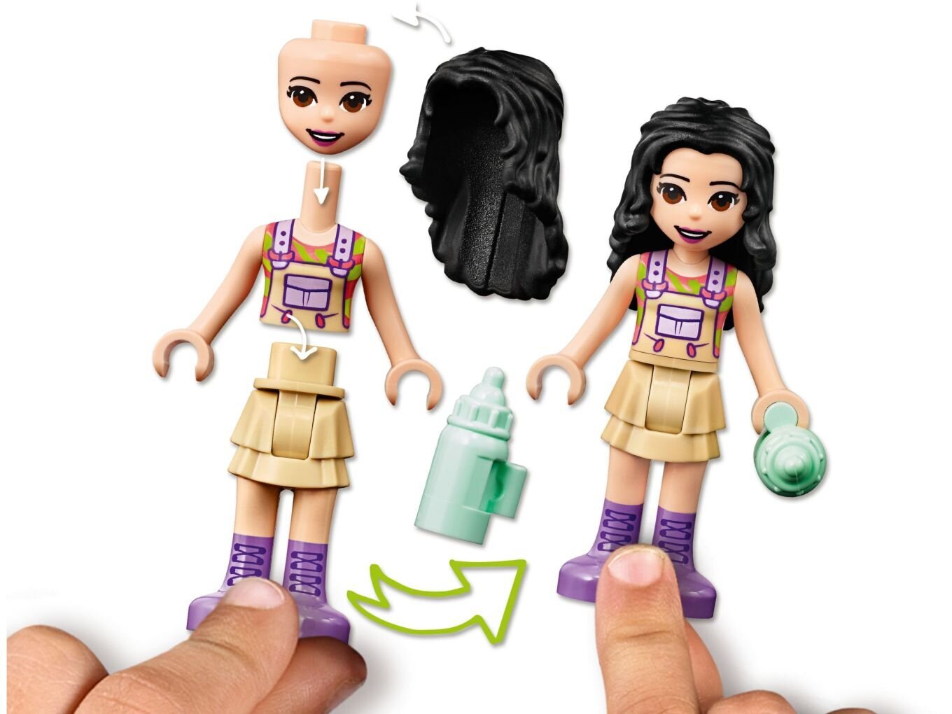 41421 LEGO® Friends Zilonēna glābšana džungļos cena un informācija | Konstruktori | 220.lv