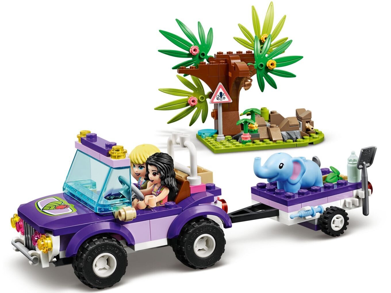 41421 LEGO® Friends Zilonēna glābšana džungļos cena un informācija | Konstruktori | 220.lv