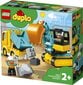 10931 LEGO® DUPLO Kravas automašīna un kāpurķēžu ekskavators cena un informācija | Konstruktori | 220.lv