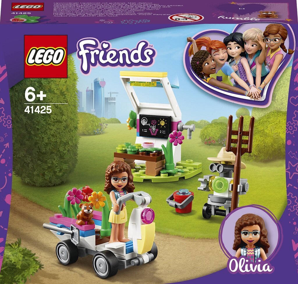41425 LEGO® Friends Olīvijas puķu dārzs cena un informācija | Konstruktori | 220.lv