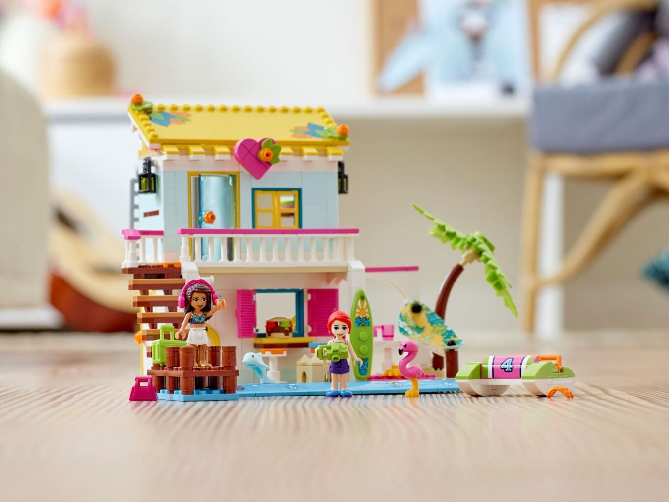 41428 LEGO® Friends Pludmales mājiņa cena un informācija | Konstruktori | 220.lv