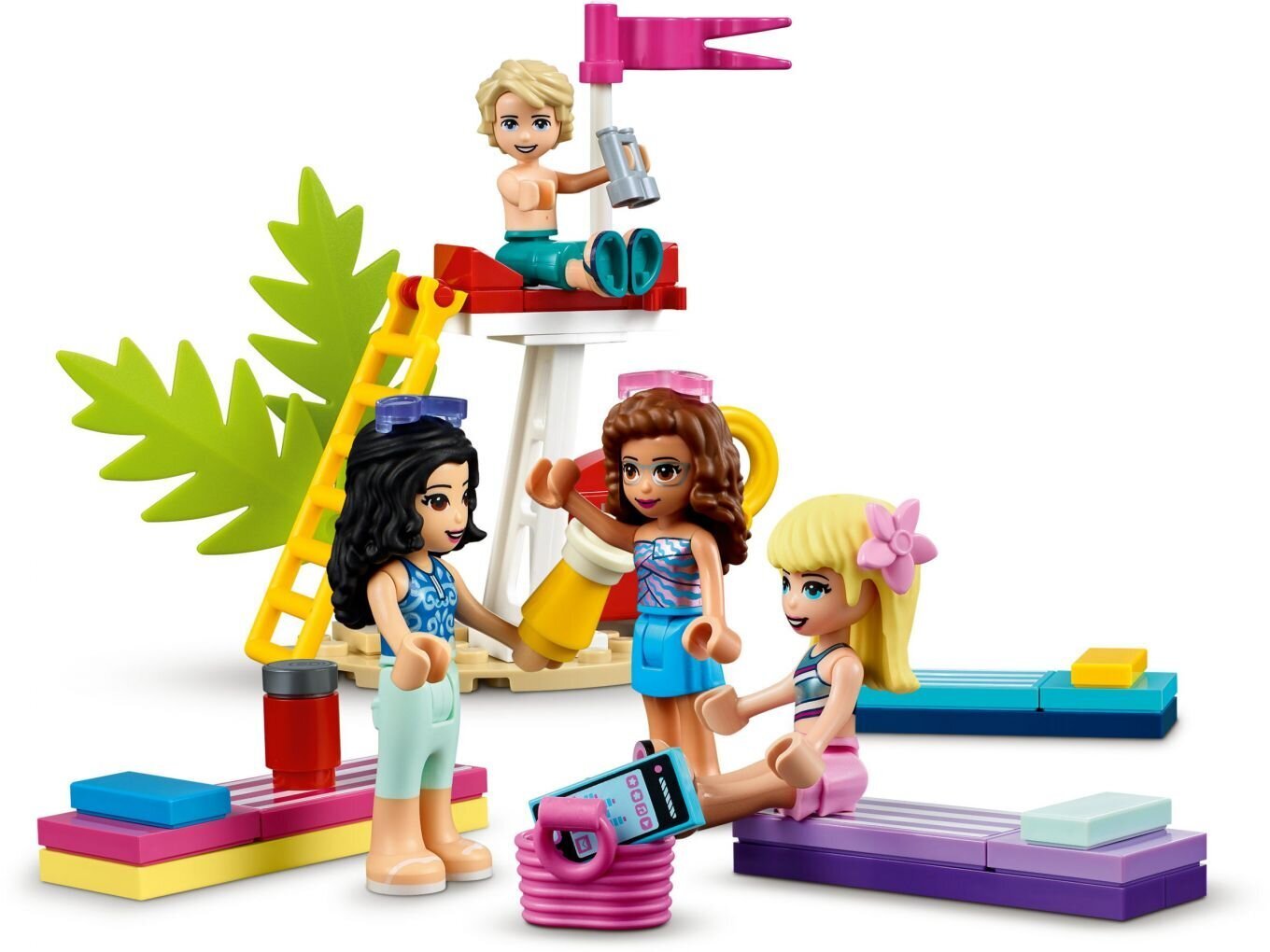 41430 LEGO® Friends Vasaras atrakciju ūdens parks cena un informācija | Konstruktori | 220.lv