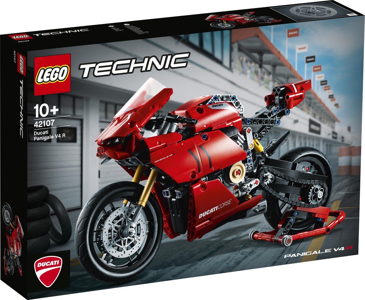 42107 LEGO® Technic Ducati Panigale V4 R цена и информация | Konstruktori | 220.lv