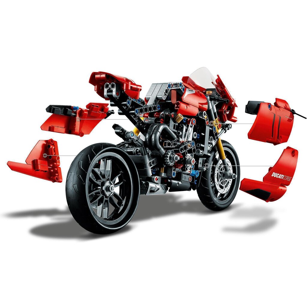 42107 LEGO® Technic Ducati Panigale V4 R cena un informācija | Konstruktori | 220.lv