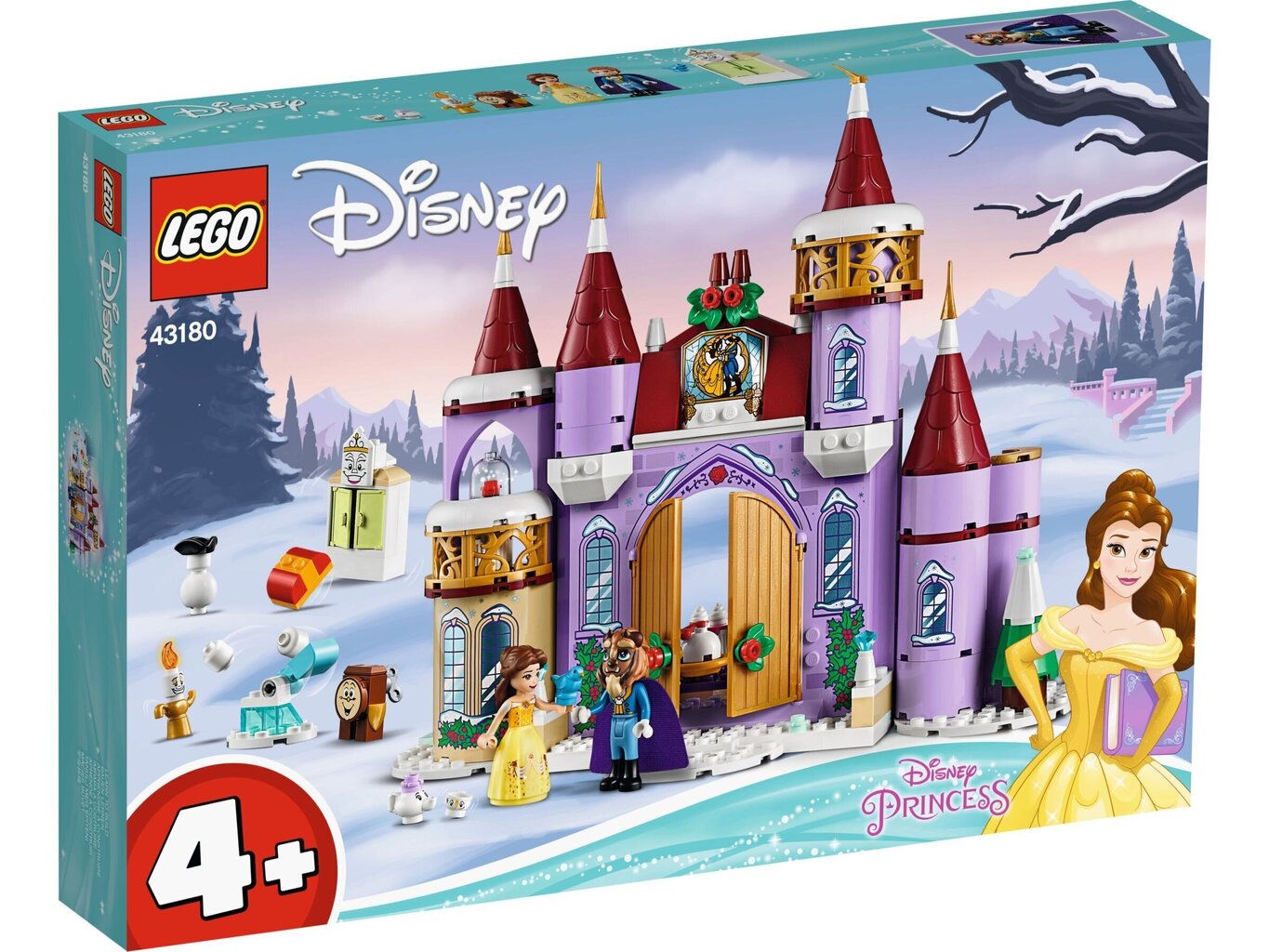 43180 LEGO® | Disney Princess Ziemīgas svinības Skaistules pilī cena un informācija | Konstruktori | 220.lv