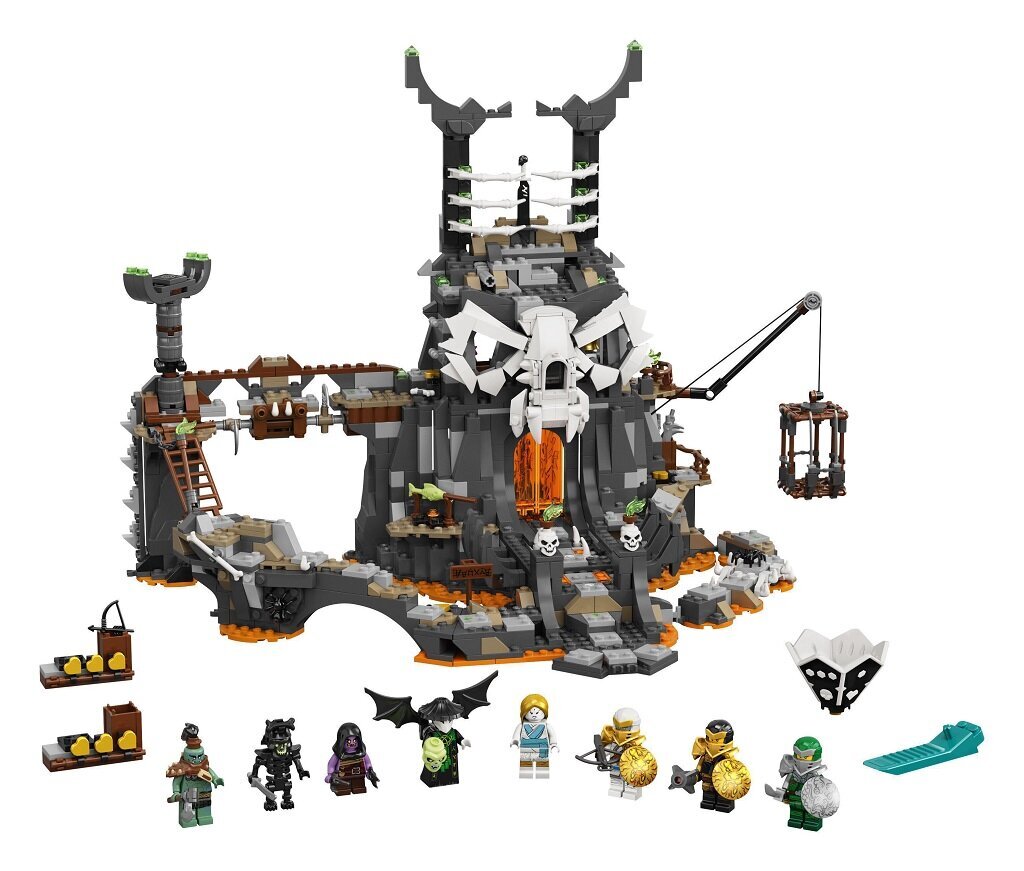 71722 LEGO® NINJAGO Galvaskausu burvja pazemes cietumi цена и информация | Konstruktori | 220.lv