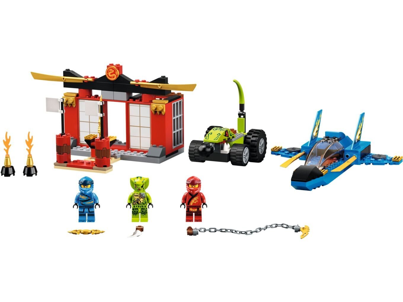 71703 LEGO® NINJAGO Vētras cīnītāja kauja цена и информация | Konstruktori | 220.lv