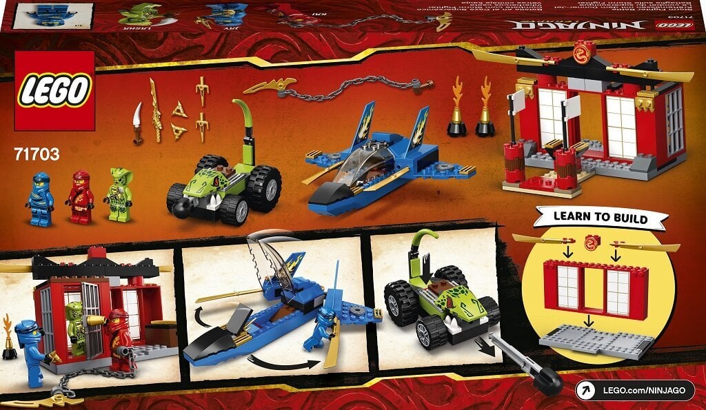 71703 LEGO® NINJAGO Vētras cīnītāja kauja cena un informācija | Konstruktori | 220.lv