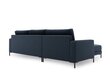 Stūra dīvāns Interieurs86 Seine, tumši zils cena un informācija | Stūra dīvāni | 220.lv