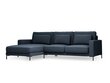 Stūra dīvāns Interieurs86 Seine, tumši zils cena un informācija | Stūra dīvāni | 220.lv