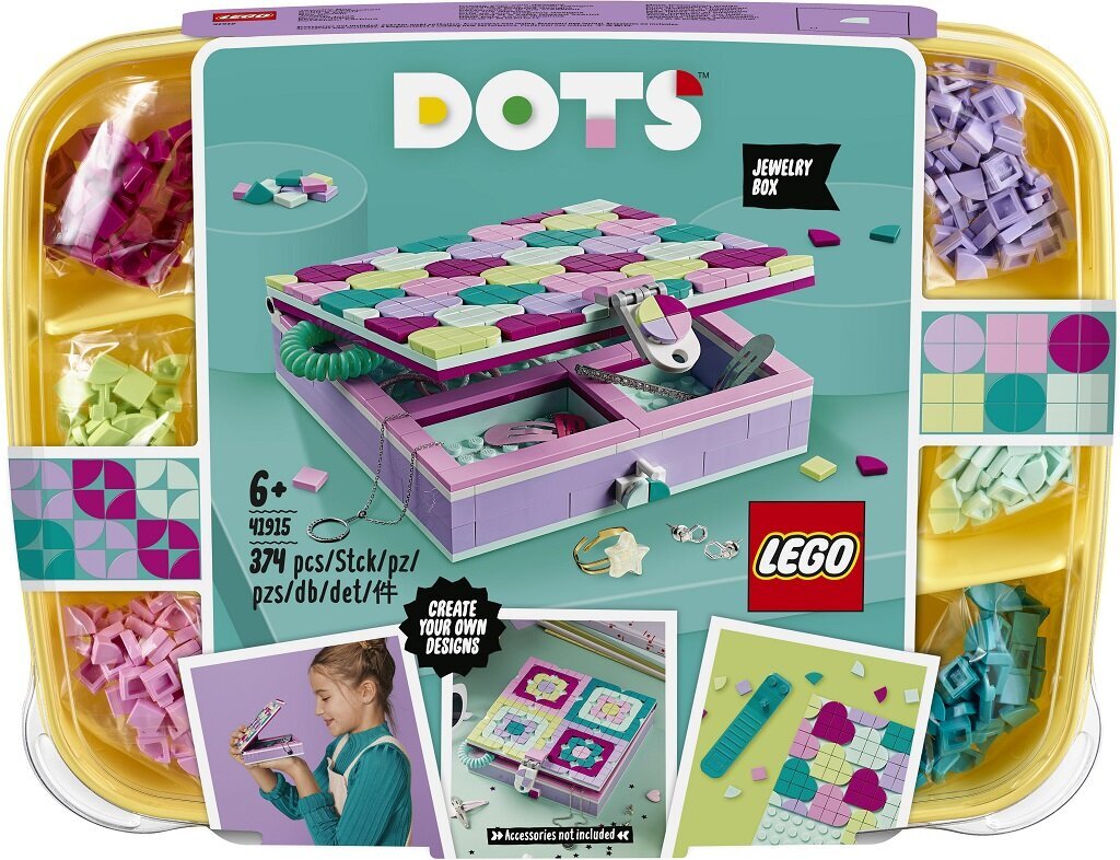 41915 LEGO® DOTS Rotaslietu kārbiņa cena un informācija | Attīstošās rotaļlietas | 220.lv