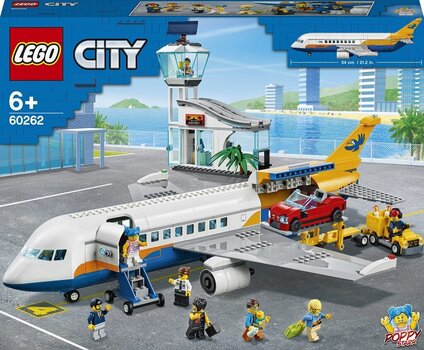 60262 Lego® City Airport Пассажирский самолёт цена и информация | Конструкторы и кубики | 220.lv