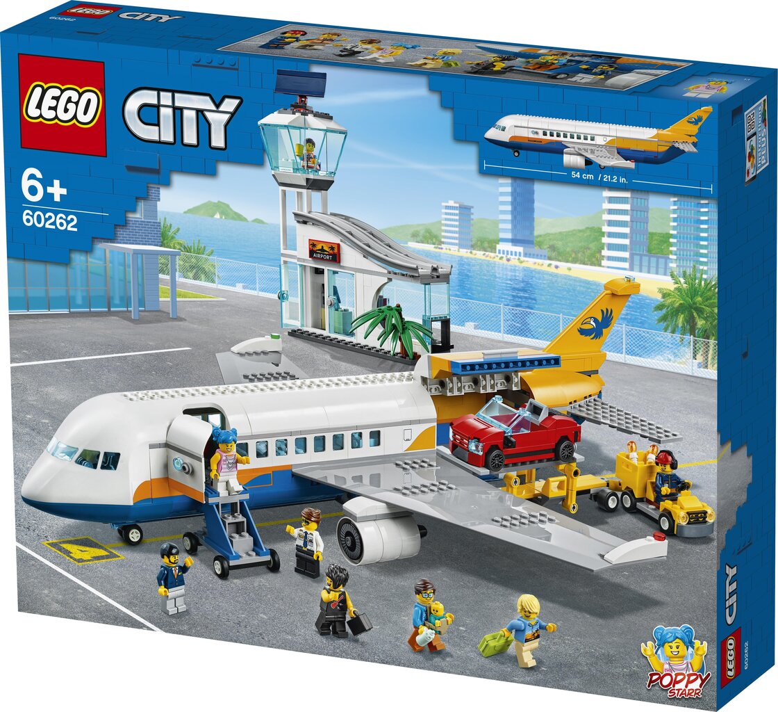 60262 LEGO® City Pasažieru lidmašīna cena un informācija | Konstruktori | 220.lv