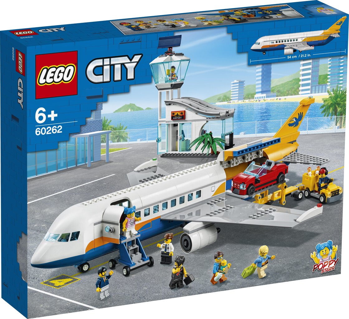 60262 LEGO® City Pasažieru lidmašīna cena un informācija | Konstruktori | 220.lv