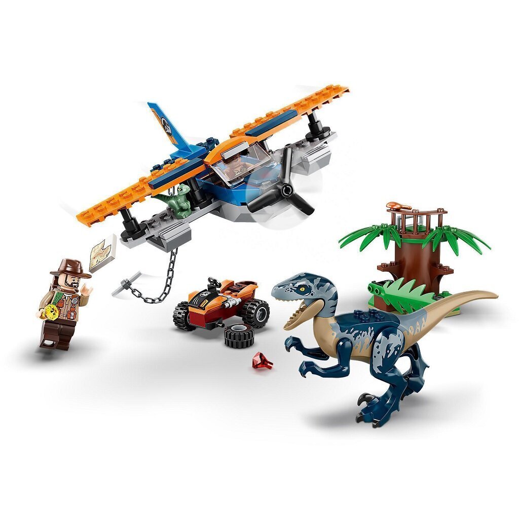 75942 LEGO® Jurassic World Velociraptors: glābšanas misija ar divplāksni cena un informācija | Konstruktori | 220.lv