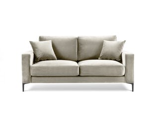 Divvietīgs samta dīvāns Kooko Home Harmony, smilškrāsas cena un informācija | Dīvāni | 220.lv