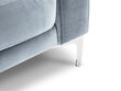 Divvietīgs samta dīvāns Kooko Home Lyrique, gaiši zils cena un informācija | Dīvāni | 220.lv
