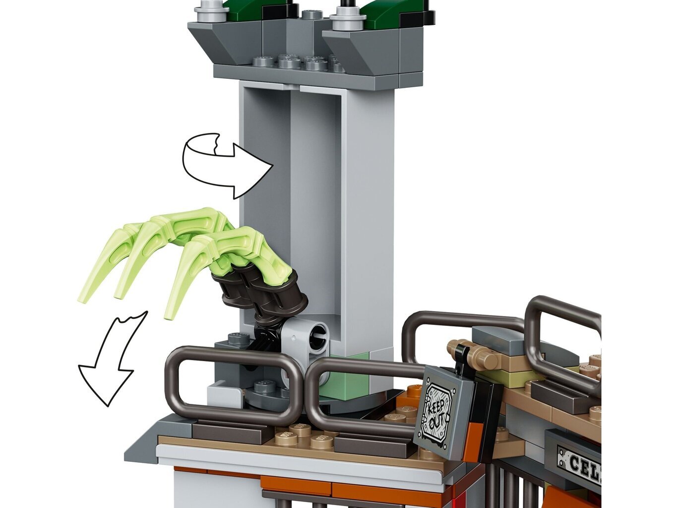 70435 LEGO® Hidden Side Newbury pamestais cietums cena un informācija | Konstruktori | 220.lv