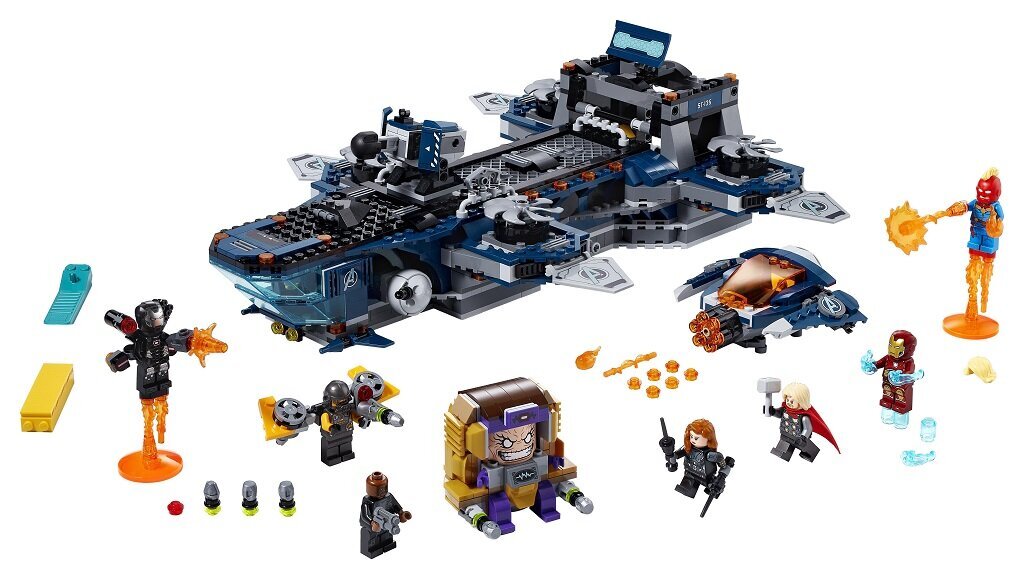 76153 LEGO® Super Heroes Atriebēji transporta gaisa kuģis cena un informācija | Konstruktori | 220.lv