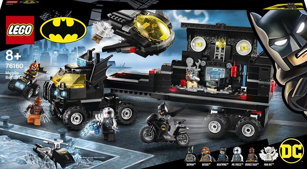 76160 LEGO® Super Heroes Mobilā sikspārņa bāze цена и информация | Konstruktori | 220.lv