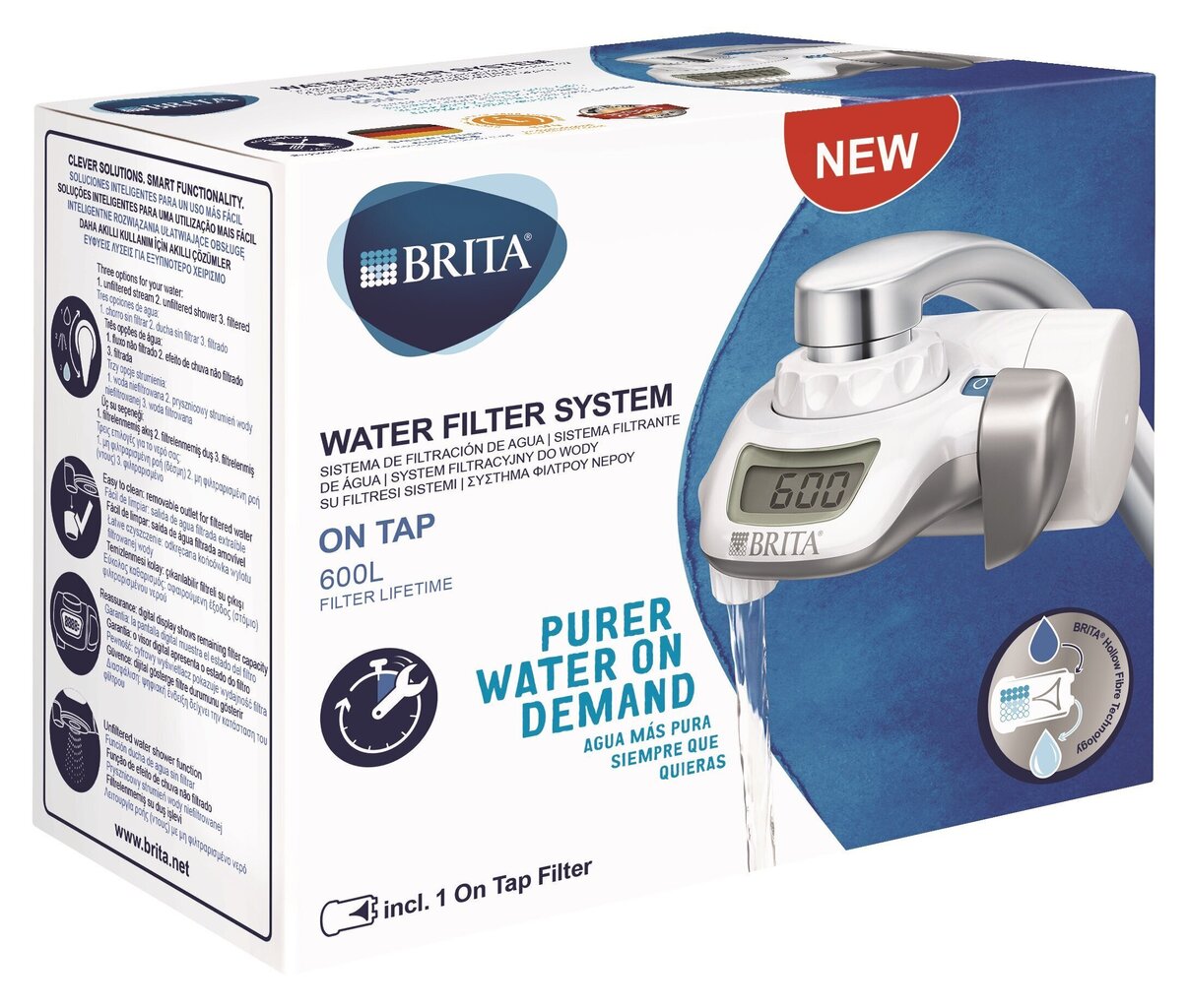 BRITA OnTap ūdens filtrēšanas sistēma 600L cena un informācija | Piederumi virtuves izlietnēm un jaucējkrāniem | 220.lv