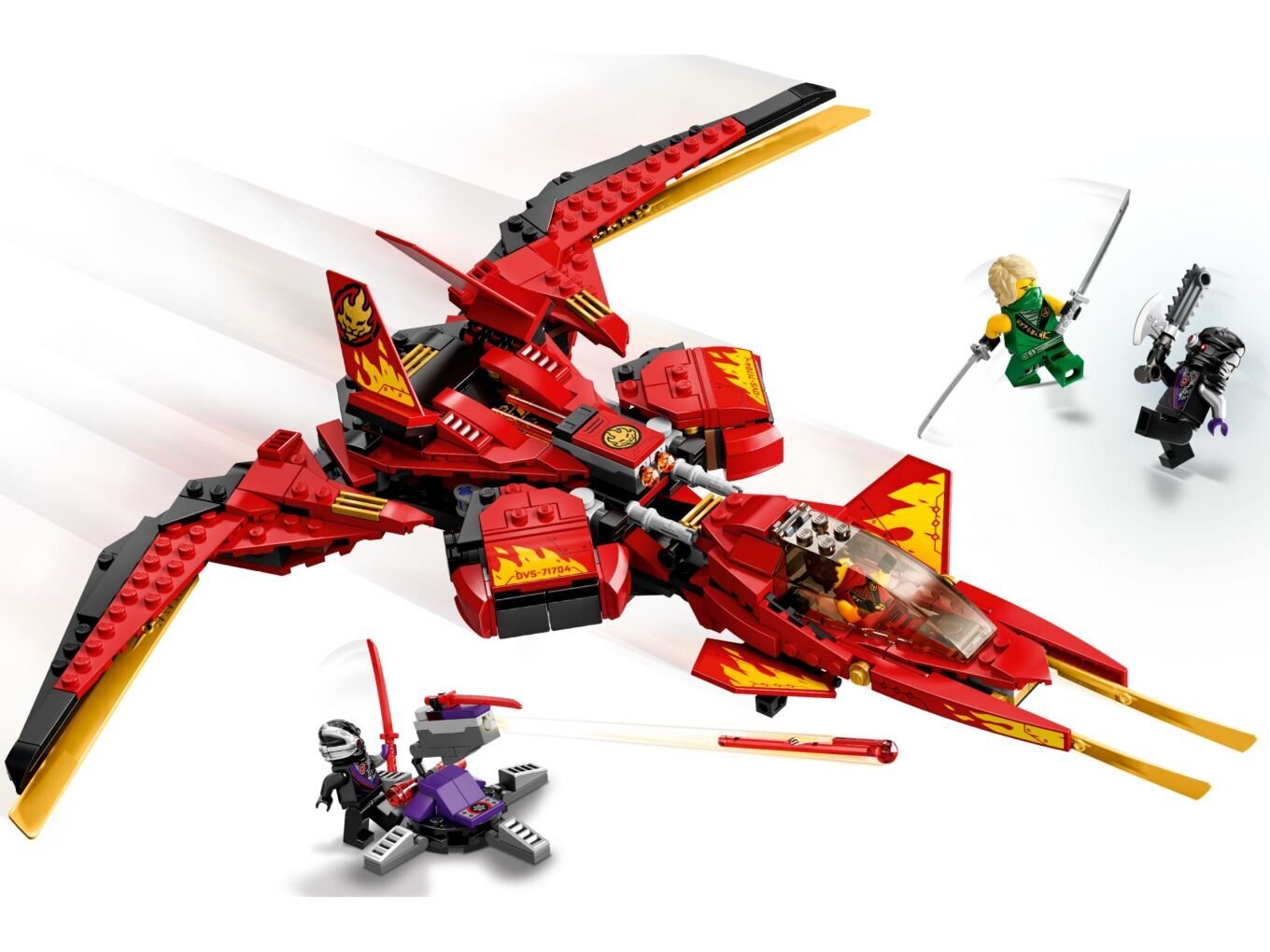 71704 LEGO® NINJAGO Kai cīnītājs cena un informācija | Konstruktori | 220.lv