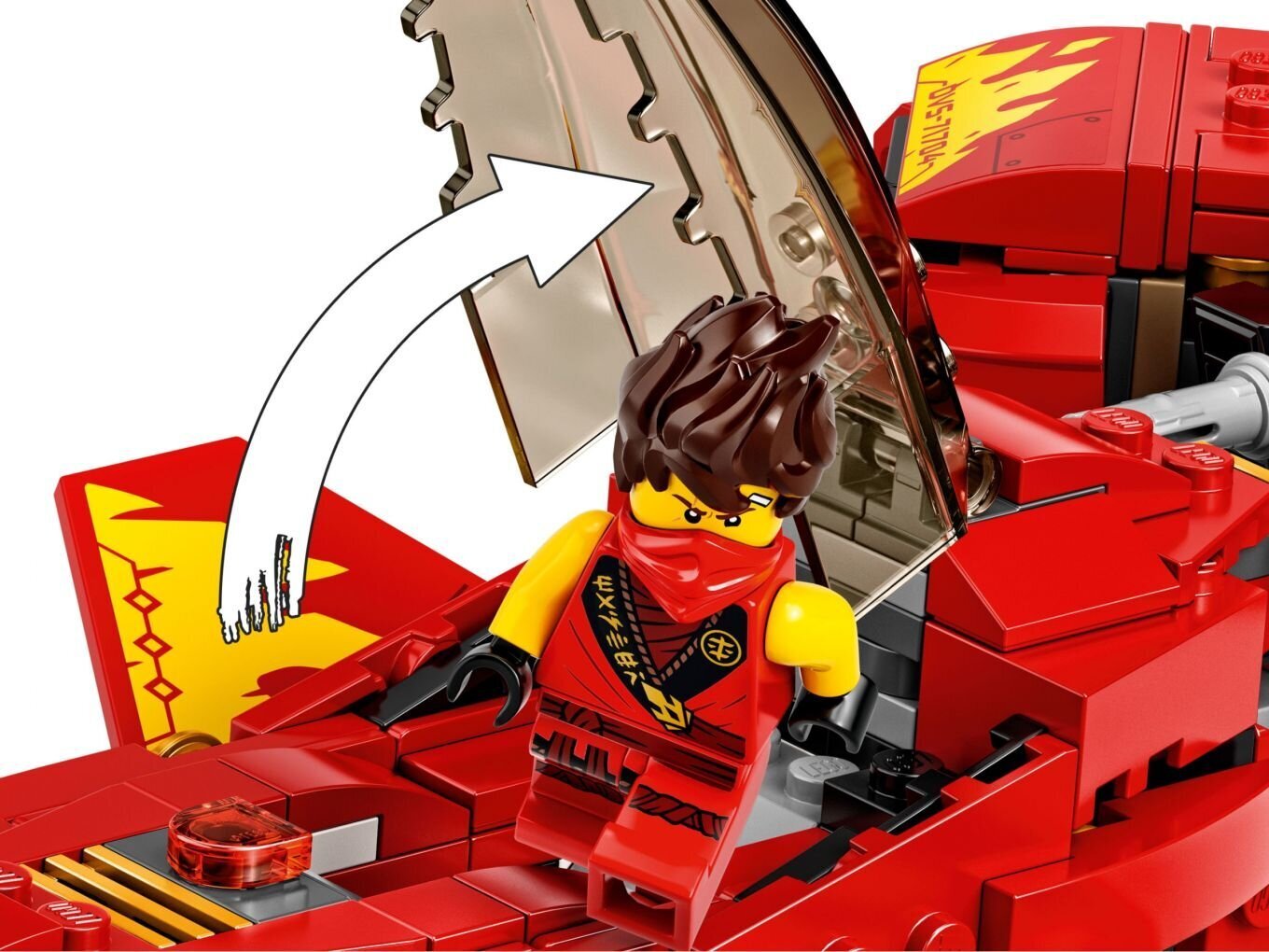 71704 LEGO® NINJAGO Kai cīnītājs cena un informācija | Konstruktori | 220.lv