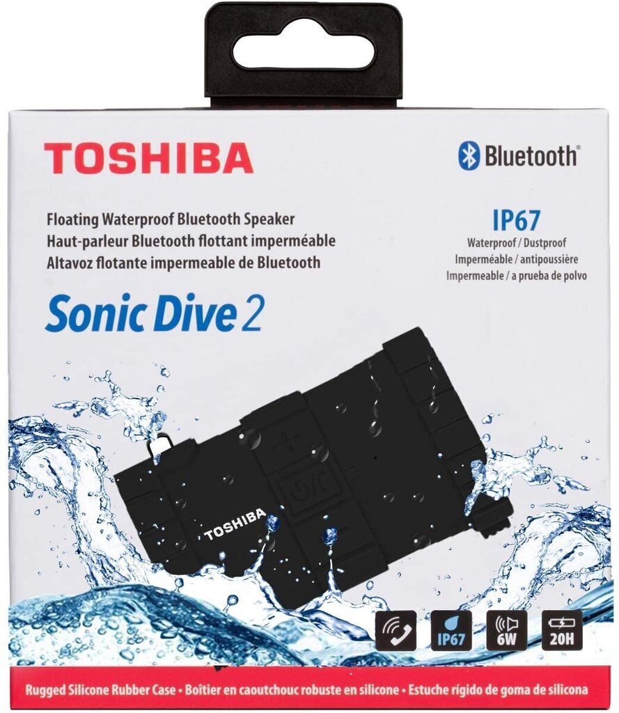 Skaļrunis Toshiba Sonic Dive 2 TY-WSP100, melns cena un informācija | Skaļruņi | 220.lv